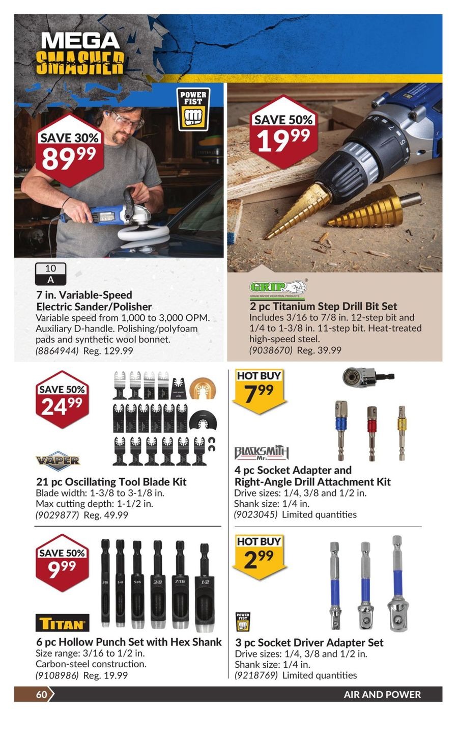 Princess Auto Canada Offers from 19 November to 1 December 2024 Mega Smasher