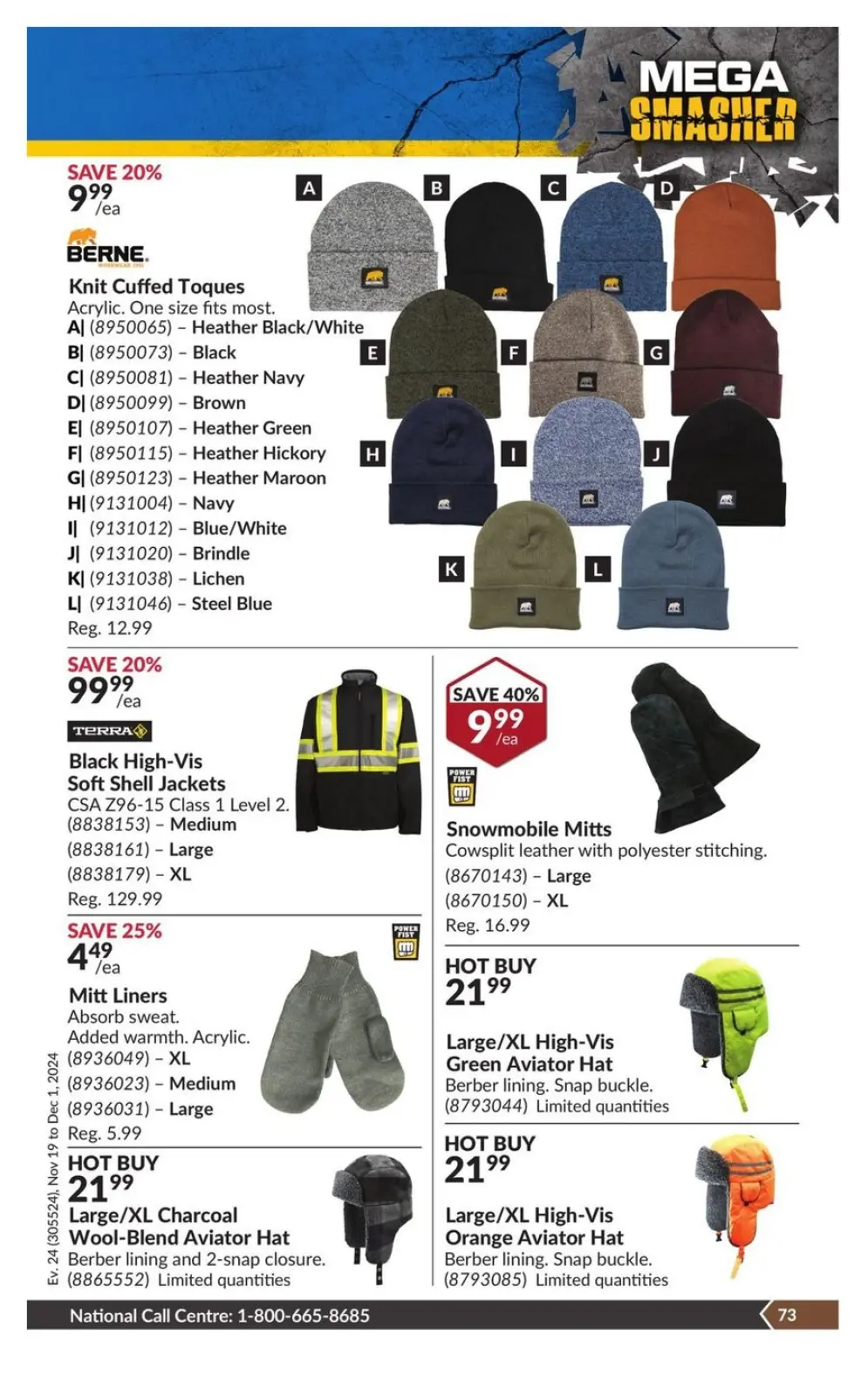 Princess Auto Canada Offers from 19 November to 1 December 2024 Mega Smasher - Page 81