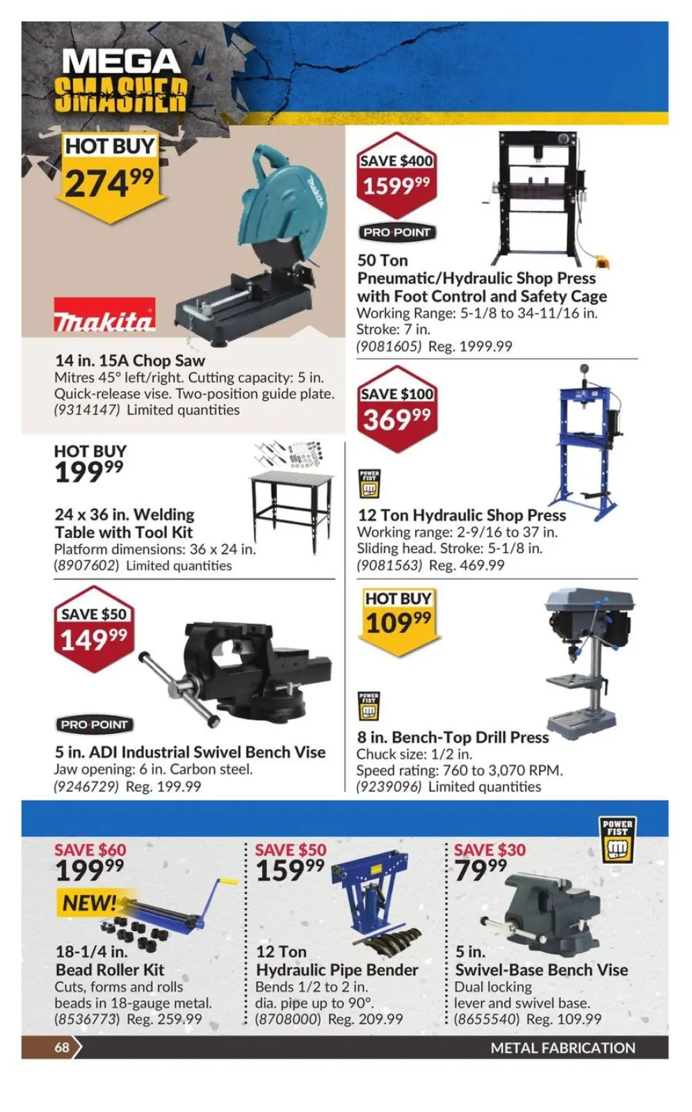 Princess Auto Canada Offers from 19 November to 1 December 2024 Mega Smasher - Page 76