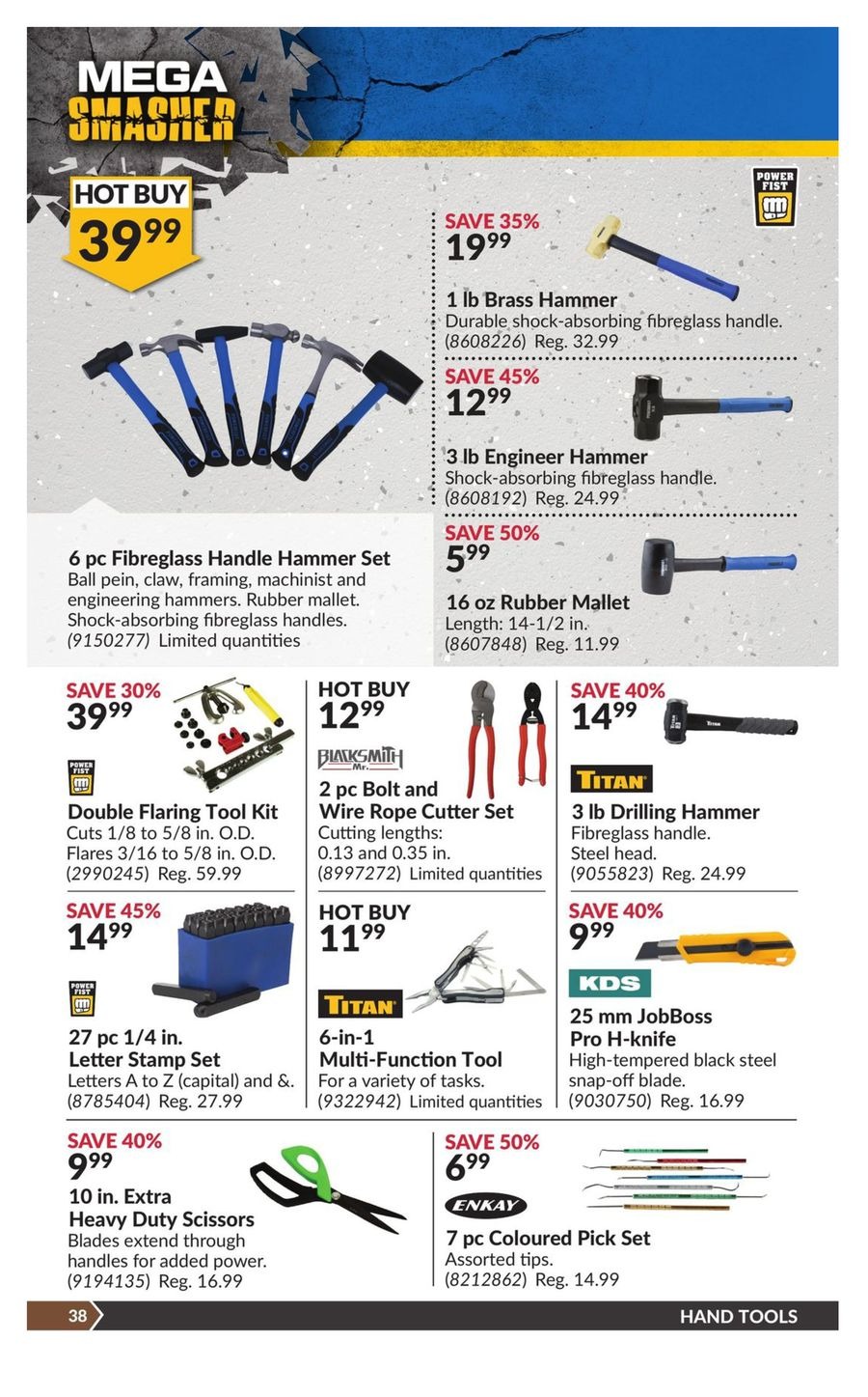 Princess Auto Canada Offers from 19 November to 1 December 2024 Mega Smasher