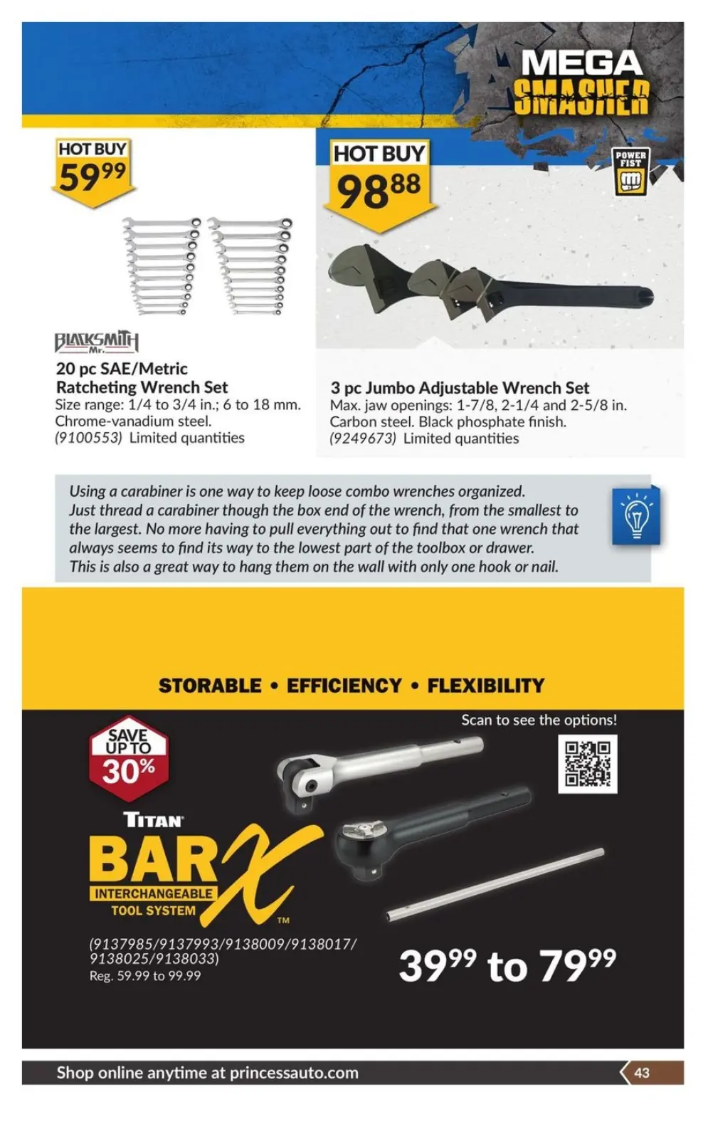 Page 50 in Mega Smasher at Princess Auto Canada