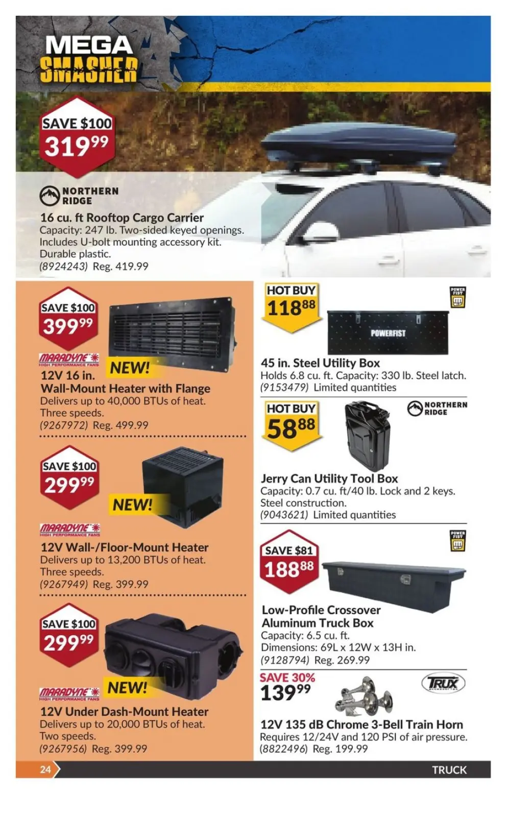 Princess Auto Canada Offers from 19 November to 1 December 2024 Mega Smasher - Page 31