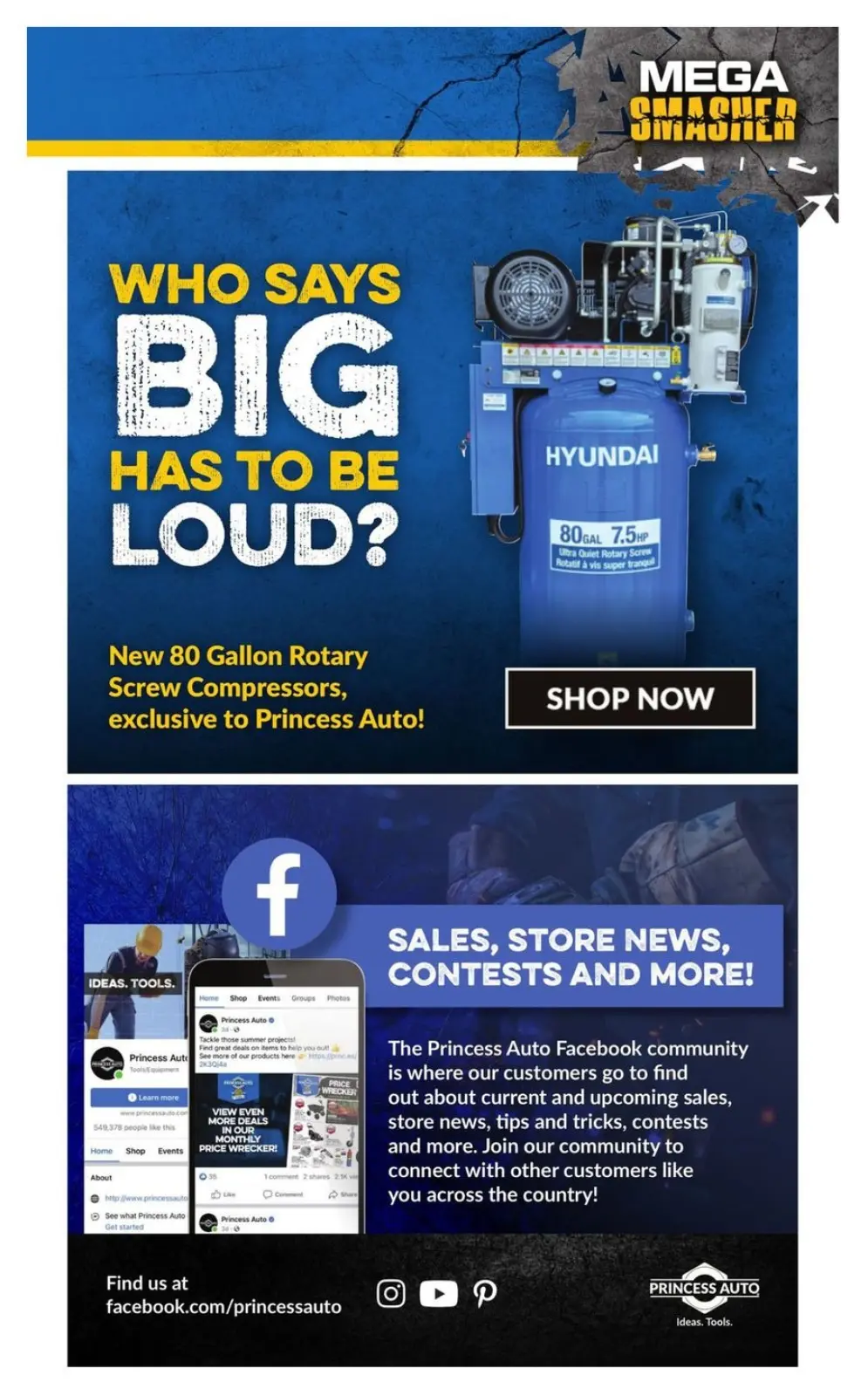 Page 55 in Mega Smasher at Princess Auto Canada