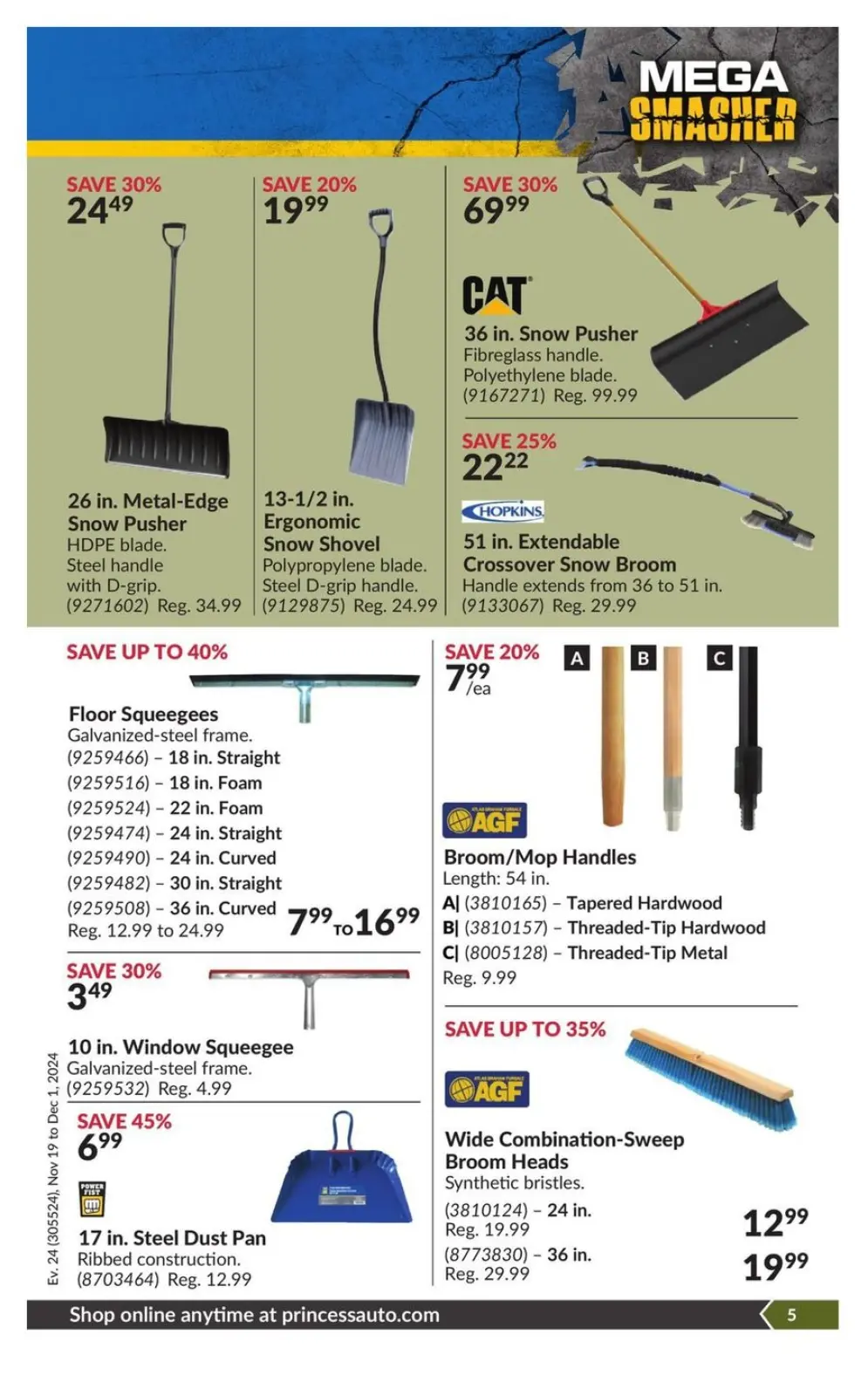 Page 12 in Mega Smasher at Princess Auto Canada