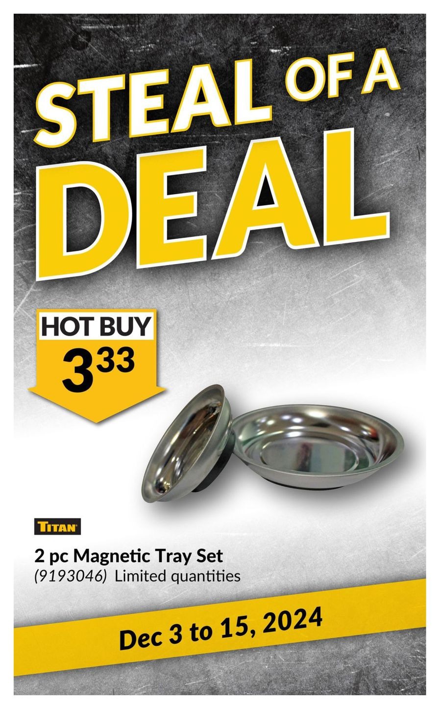 Princess Auto Canada Offers from 19 November to 1 December 2024 Mega Smasher