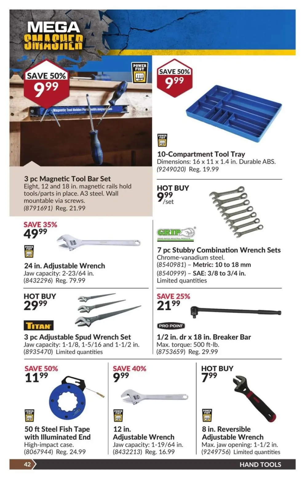 Princess Auto Canada Offers from 19 November to 1 December 2024 Mega Smasher - Page 49