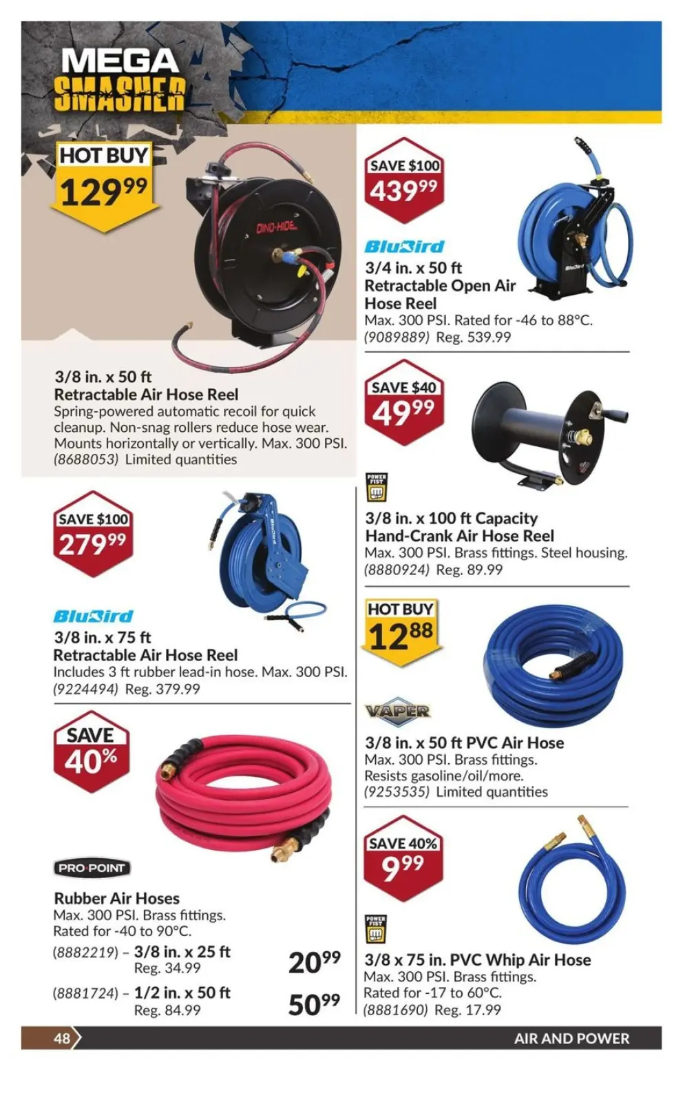 Princess Auto Canada Offers from 19 November to 1 December 2024 Mega Smasher - Page 56