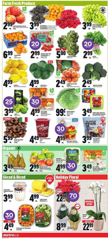 Offres Supermarché Métro Canada de 14 à 20 novembre 2024 Offres hebdomadaires