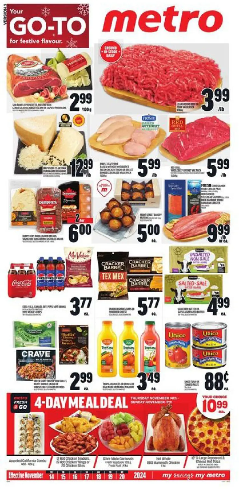 Metro supermarket Canada Offers from 14 to 20 November 2024 Weekly offers - Page 2
