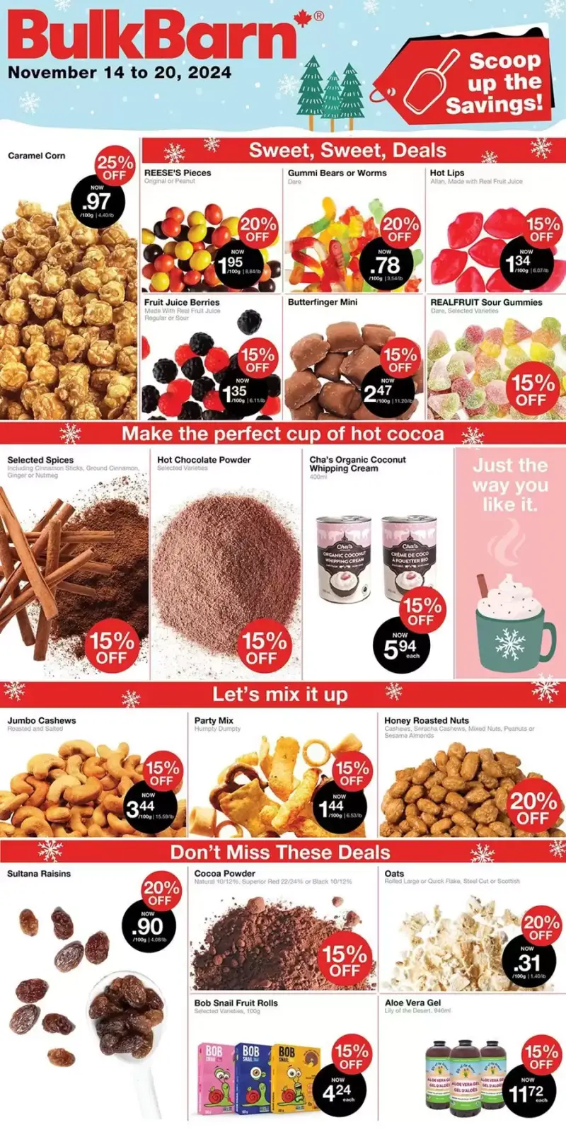 Bulk Barn Canada Offers from 14 to 20 November 2024 Weekly offers - Page 1