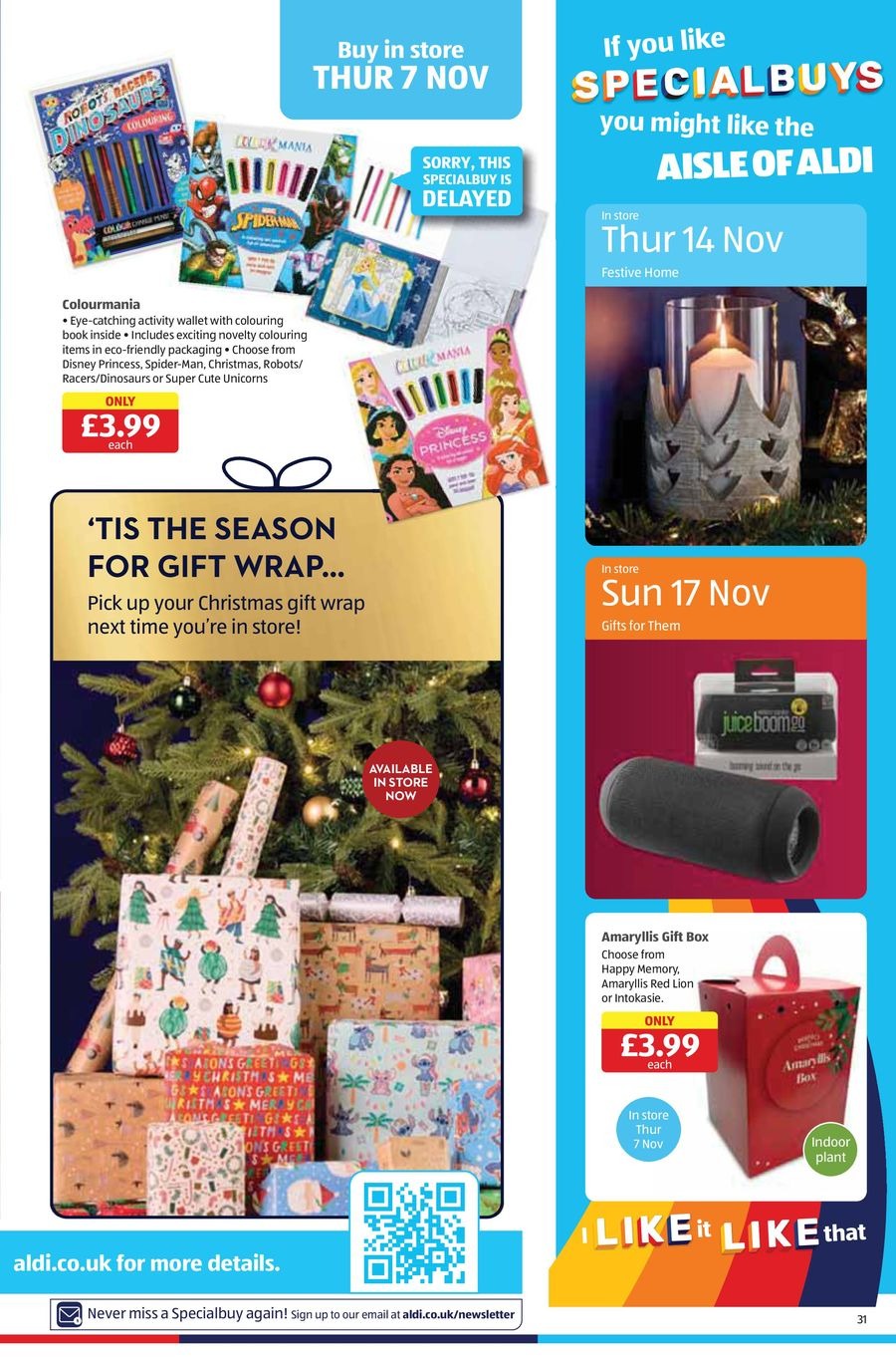 عروض ألدي بريطانيا من 2 حتى 16 نوفمبر 2024 عروض الجمعة السوداء - ألدي - المملكة المتحدة - 2 نوفمبر 2024 – 16 نوفمبر 2024 - صفحة 31