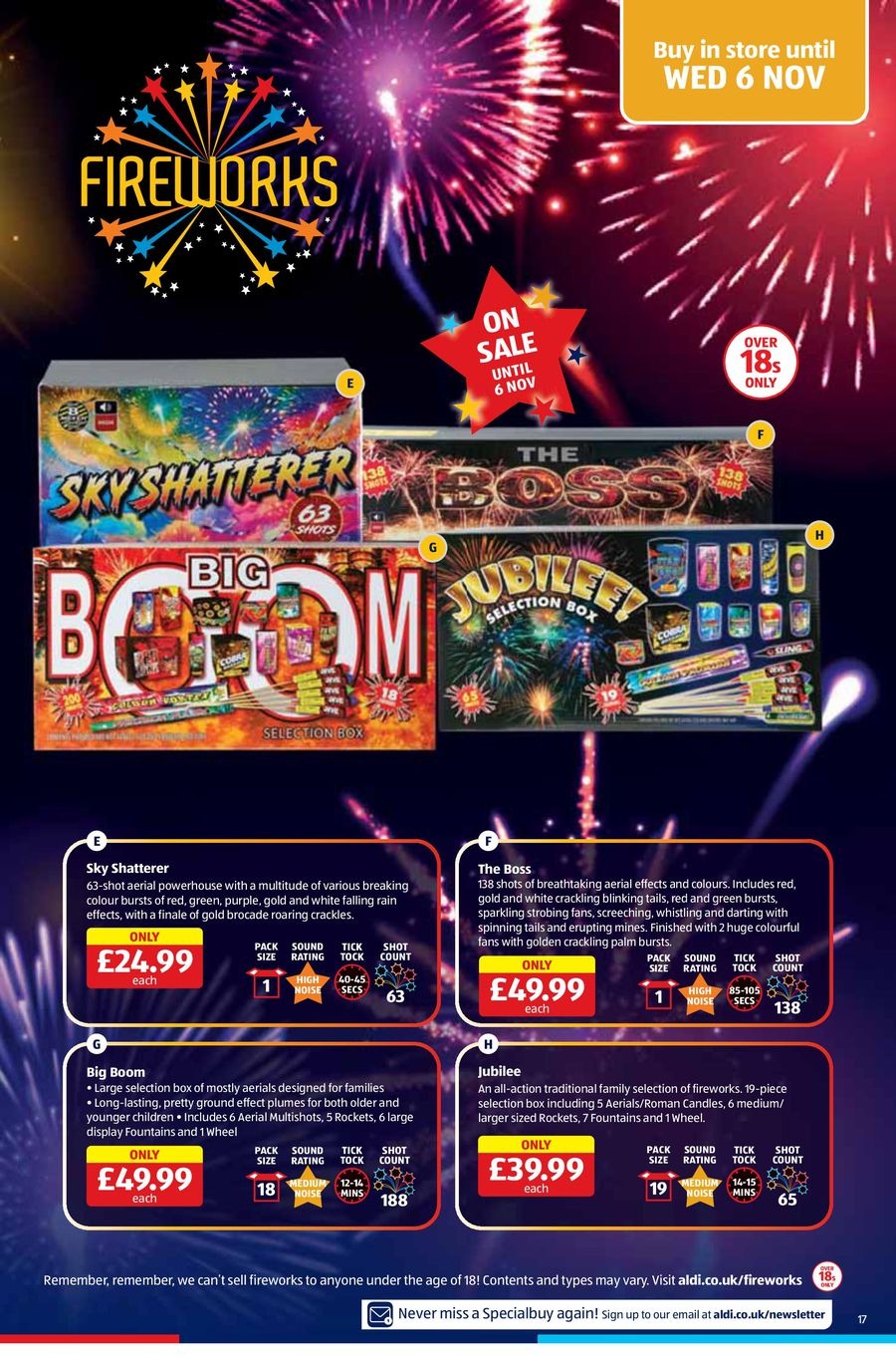 عروض ألدي بريطانيا من 2 حتى 16 نوفمبر 2024 عروض الجمعة السوداء - ألدي - المملكة المتحدة - 2 نوفمبر 2024 – 16 نوفمبر 2024 - صفحة 17