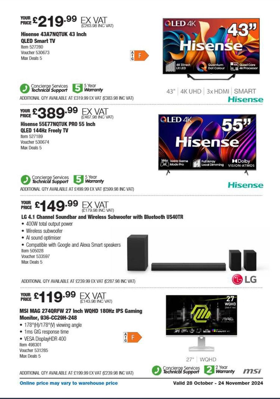 عروض كوستكو بريطانيا من 5 حتى 24 نوفمبر 2024 عروض خاصة بالأعضاء فقط - كوستكو - المملكة المتحدة - 5 نوفمبر 2024 – 24 نوفمبر 2024 - صفحة 3