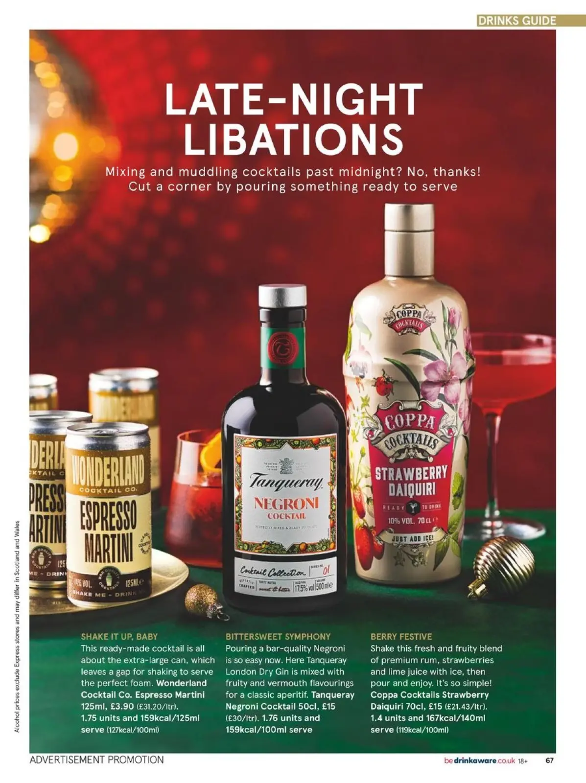 Página 67 en Levanta un brindis en Tesco Reino Unido