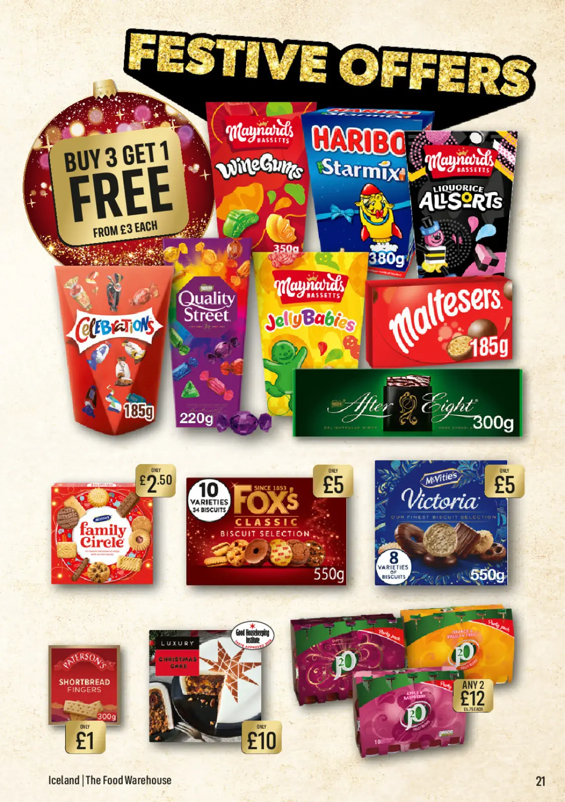 Página 93 en ofertas de navidad en Iceland supermercado Reino Unido