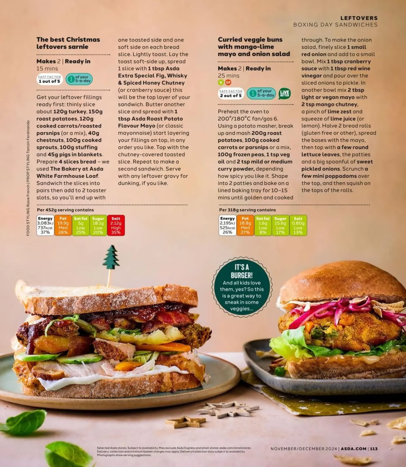 Página 113 en ofertas de navidad en Supermercado Asda Reino Unido