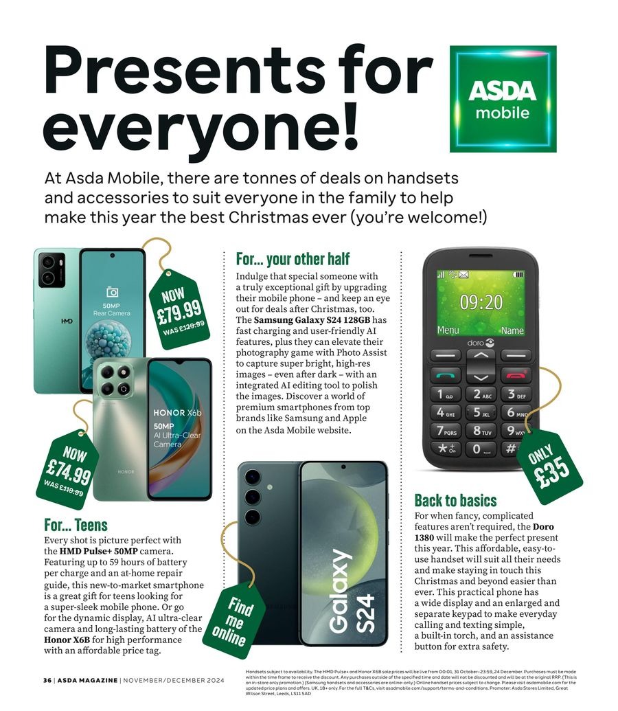 عروض آسدا سوبر ماركت بريطانيا من 6 نوفمبر حتى 31 ديسمبر 2024 عروض الكريسماس - آسدا سوبر ماركت - المملكة المتحدة - 6 نوفمبر 2024 – 31 ديسمبر 2024 - صفحة 36