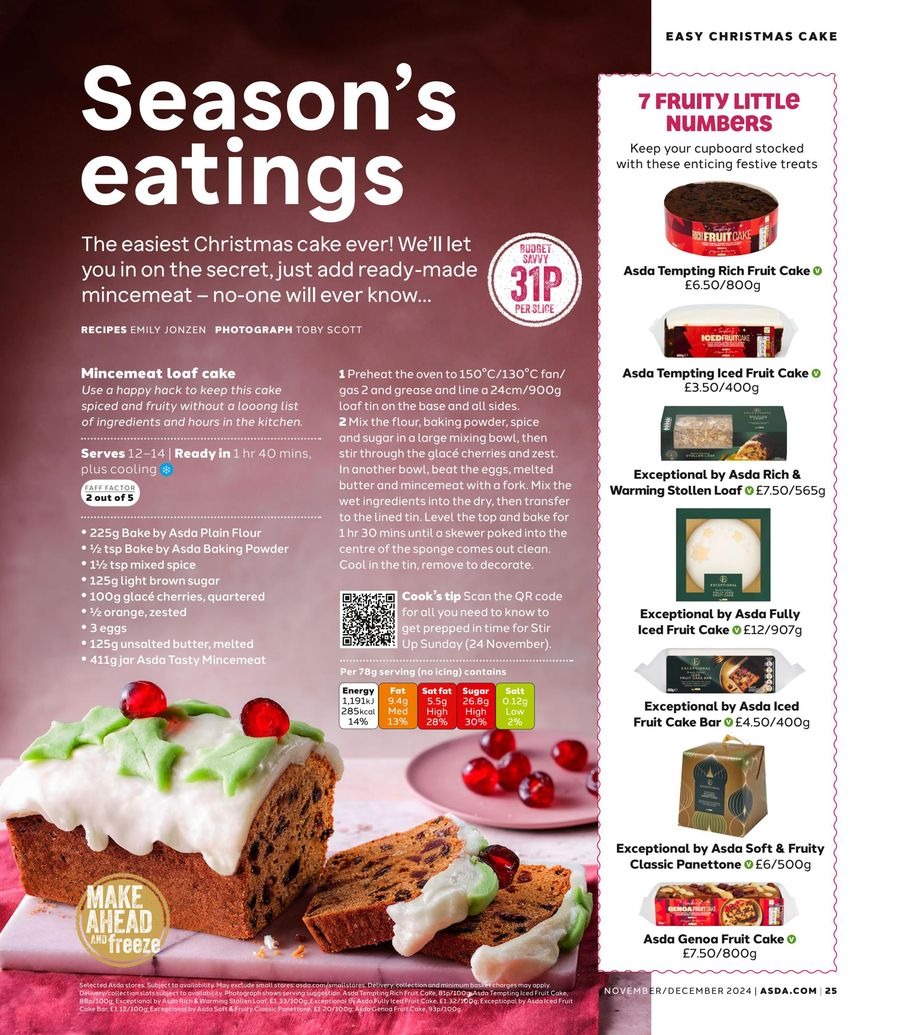 عروض آسدا سوبر ماركت بريطانيا من 6 نوفمبر حتى 31 ديسمبر 2024 عروض الكريسماس - آسدا سوبر ماركت - المملكة المتحدة - 6 نوفمبر 2024 – 31 ديسمبر 2024 - صفحة 25