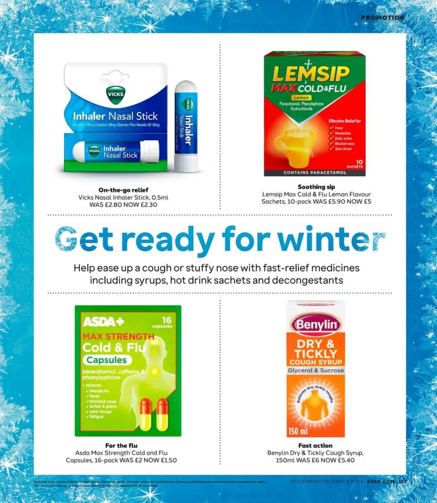 Página 121 en ofertas de navidad en Supermercado Asda Reino Unido