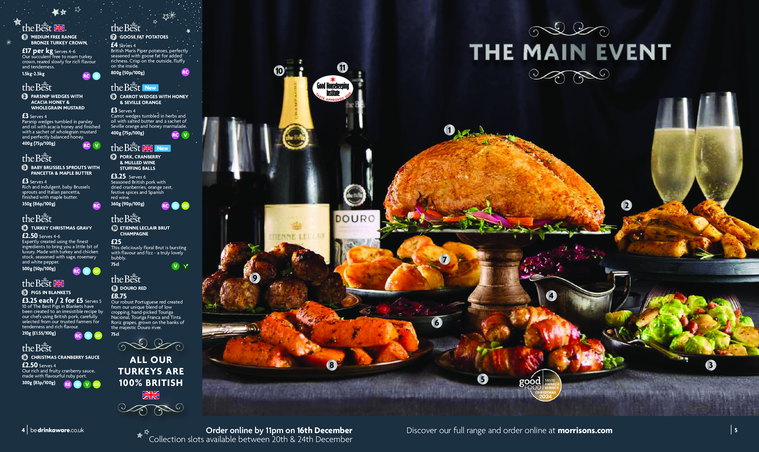 عروض موریسونس سوبر ماركت بريطانيا من 16 نوفمبر حتى 31 ديسمبر 2024 عروض الكريسماس - موریسونس سوبر ماركت - المملكة المتحدة - 16 نوفمبر 2024 – 31 ديسمبر 2024 - صفحة 3