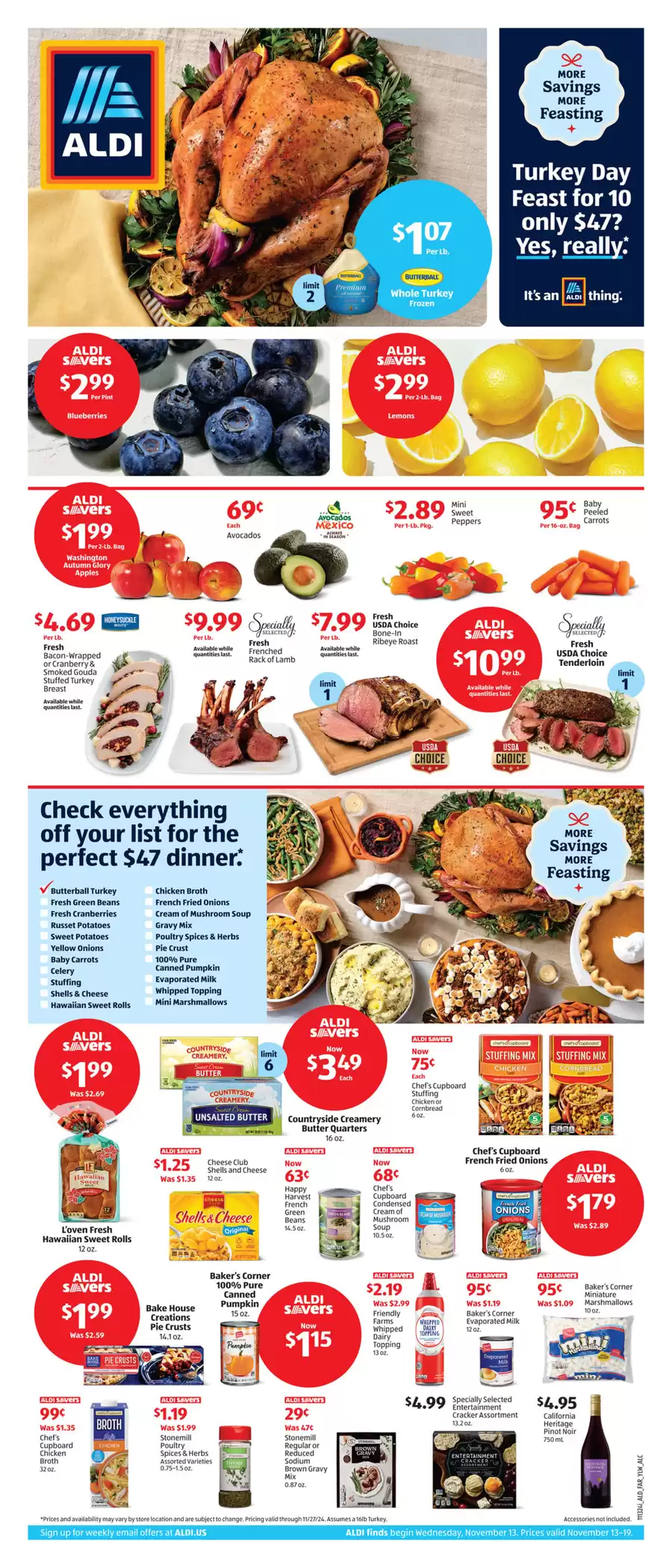 ALDI USA Offers from 13 to 19 November 2024 Weekly offers