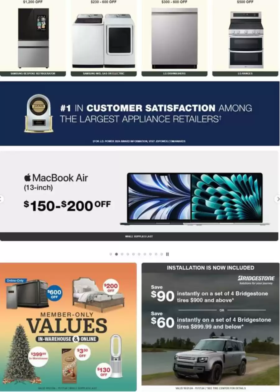 Costco USA Offers from 4 to 25 November 2024 Weekly offers