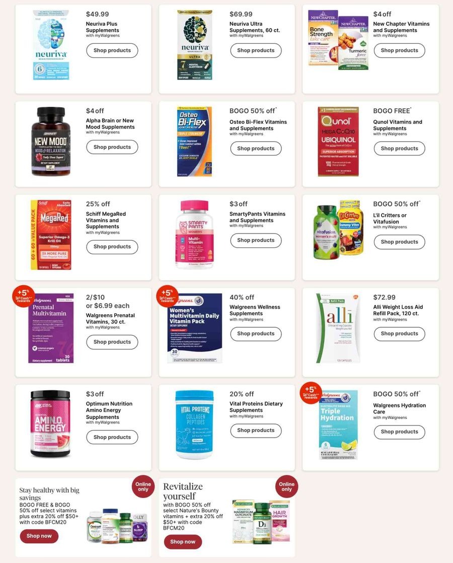 Walgreens USA Offers from 1 to 7 December 2024 Exclusive bargains