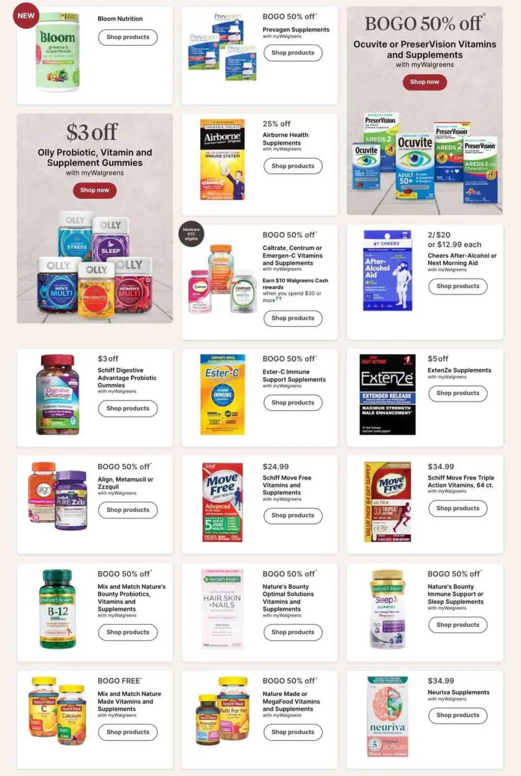 Page 32 dans Offres exclusives chez Walgreens États-Unis