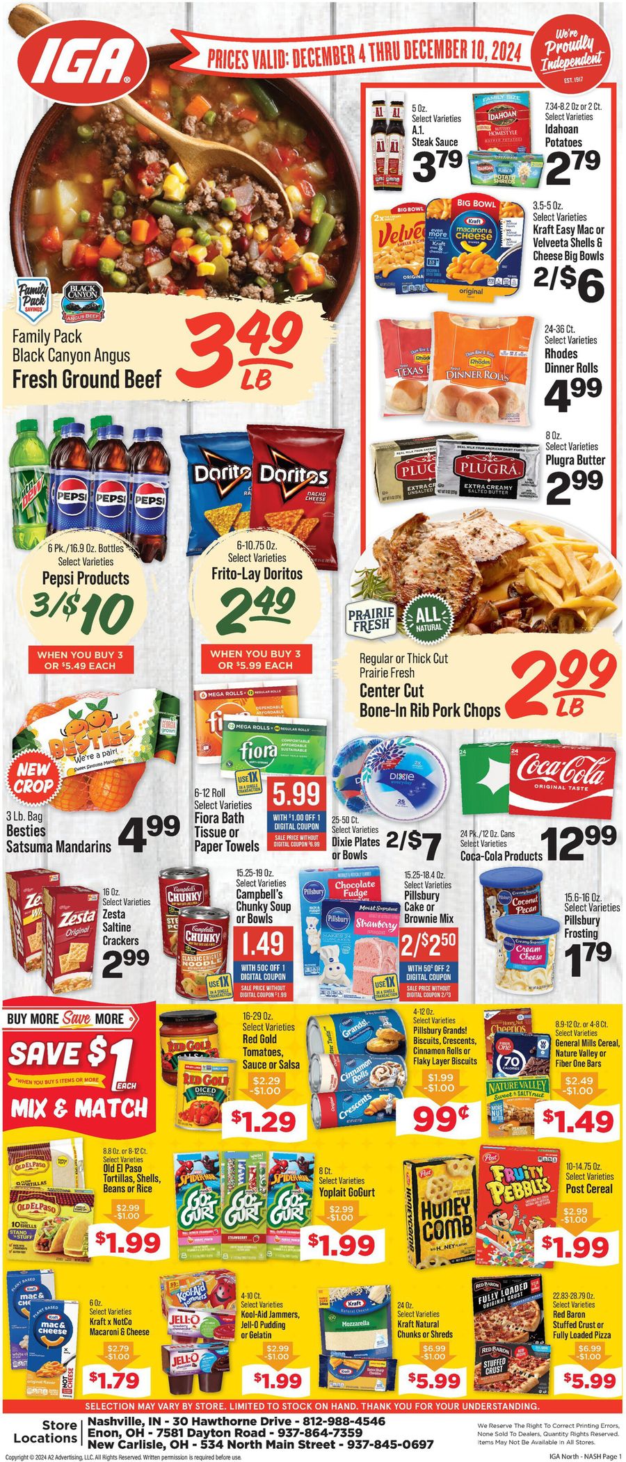 IGA USA Offers from 4 to 10 December 2024 Special offers for you