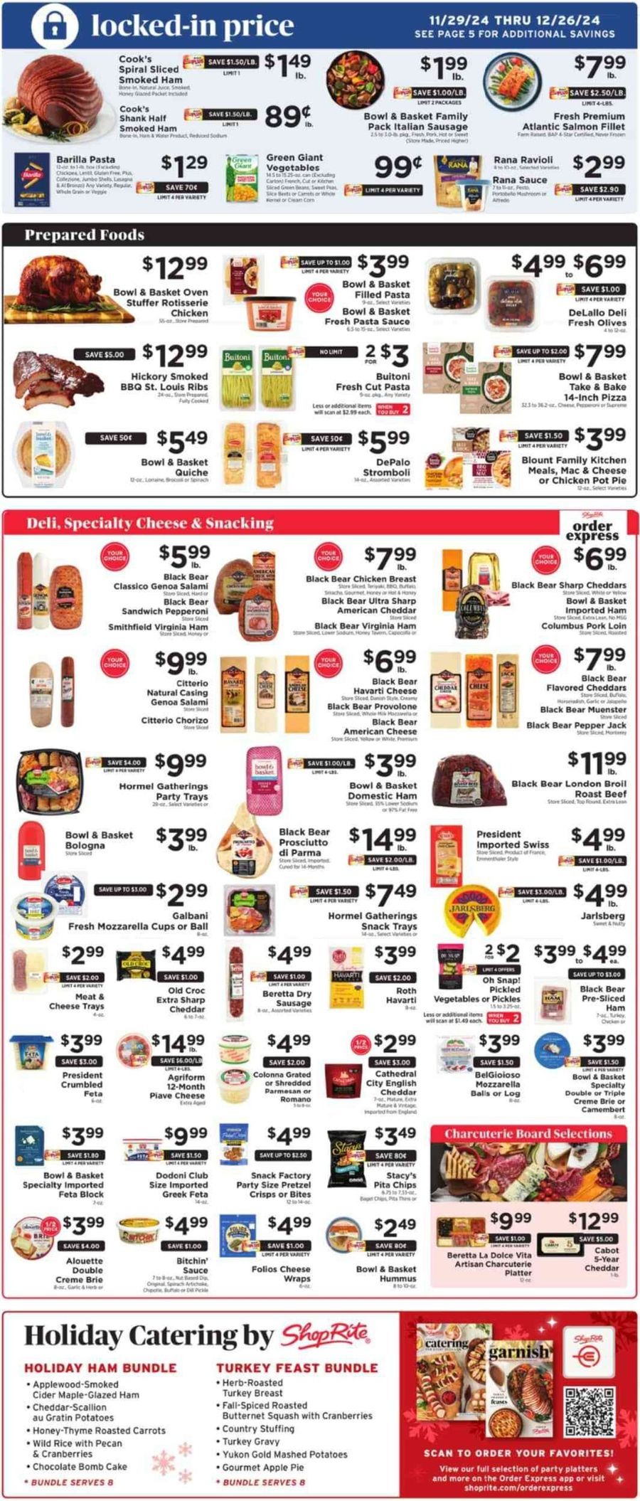 ShopRite USA Offers from 29 November to 5 December 2024 Weekly Ads & Promo Codes