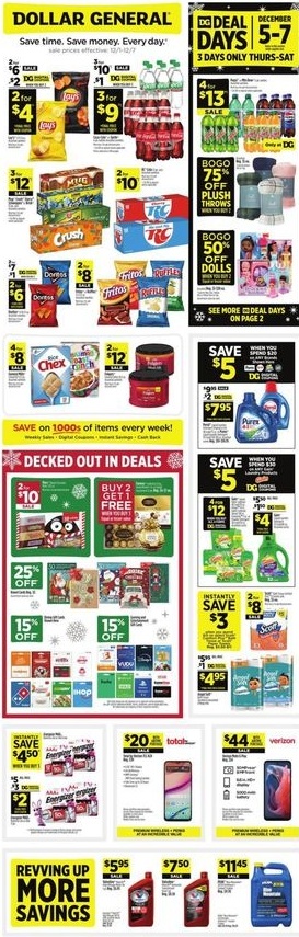 Dollar General USA Offers from 1 to 7 December 2024 Top offers for smart savers