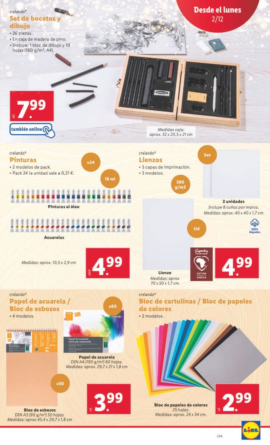 Ofertas de Lidl España de 2 a 8 diciembre 2024 NUEVA TIENDA ALGEMESÍ Ofertas