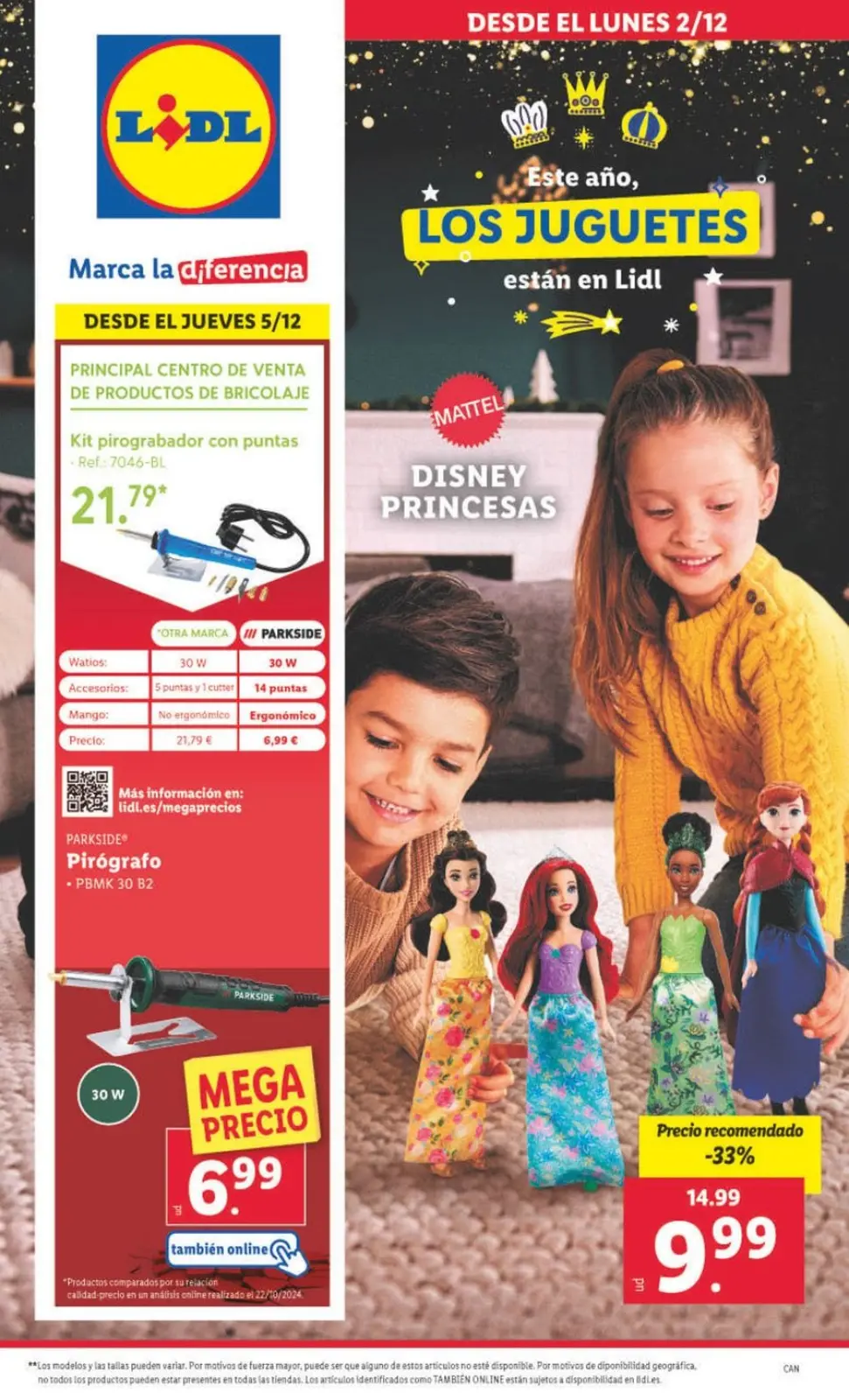 Page 1 dans Nouvelles offres en magasin chez Lidl Espagne