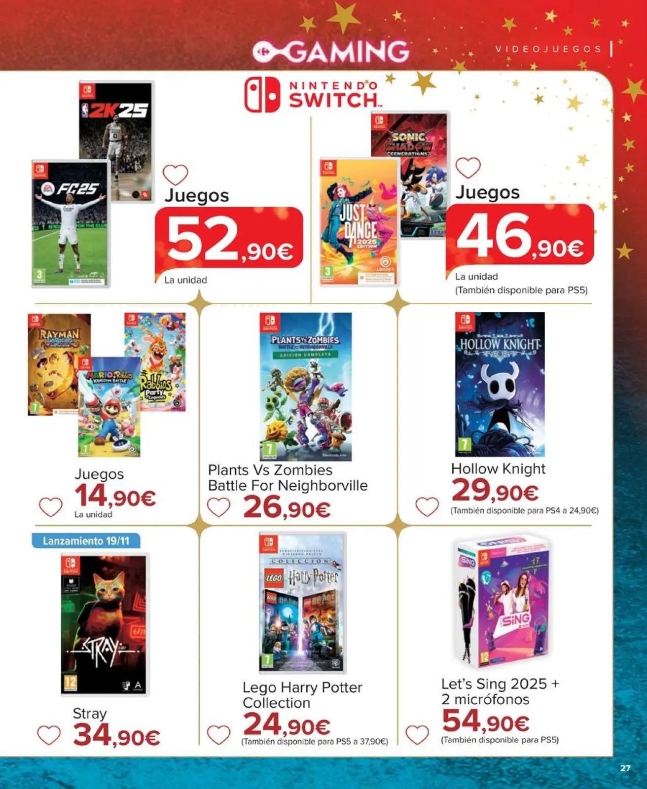 Página 27 en Ofertas de juegos en Carrefour España