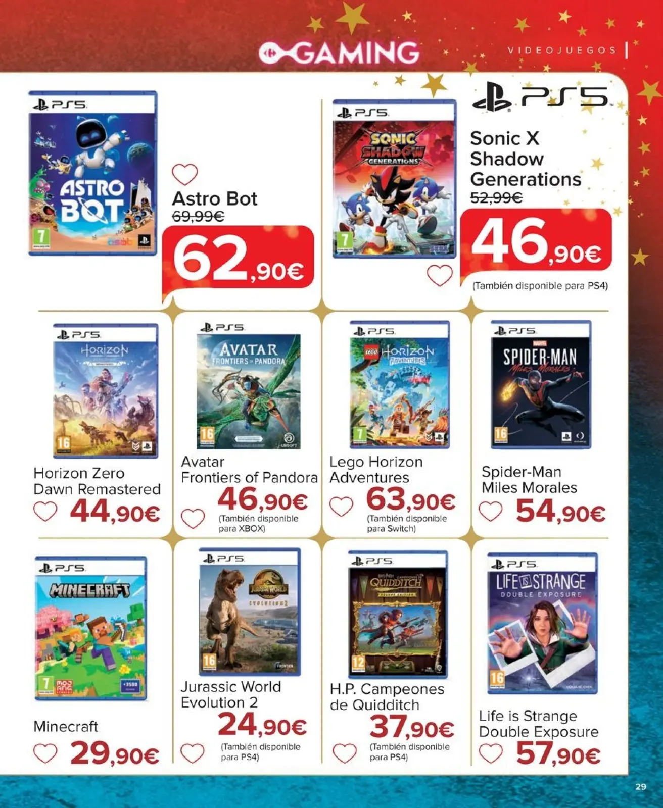 Página 29 en Ofertas de juegos en Carrefour España