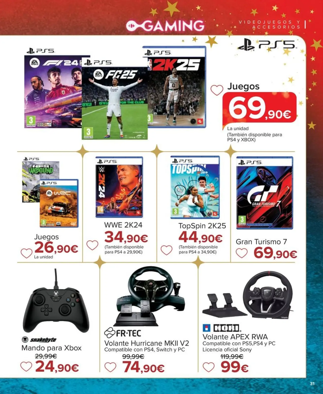 Página 31 en Ofertas de juegos en Carrefour España