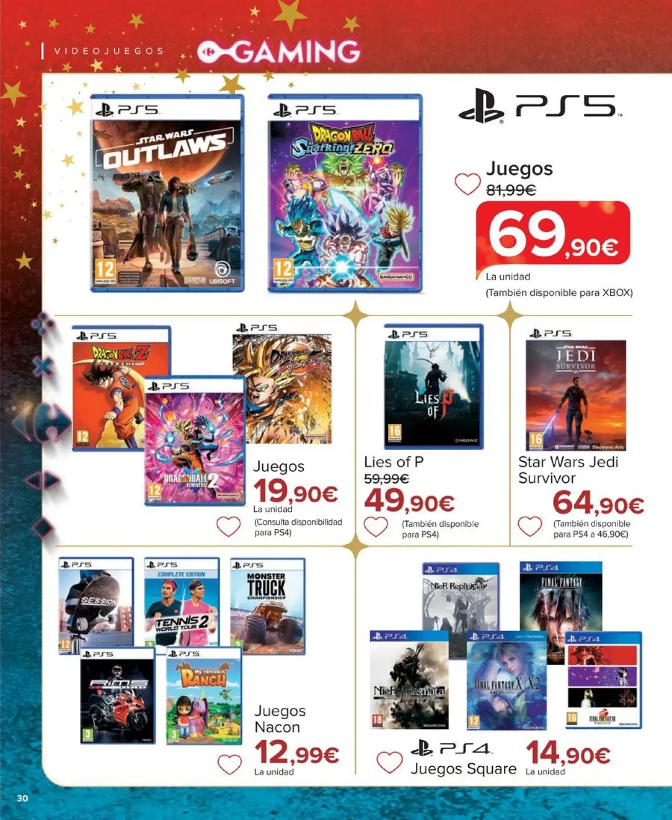 Página 30 en Ofertas de juegos en Carrefour España