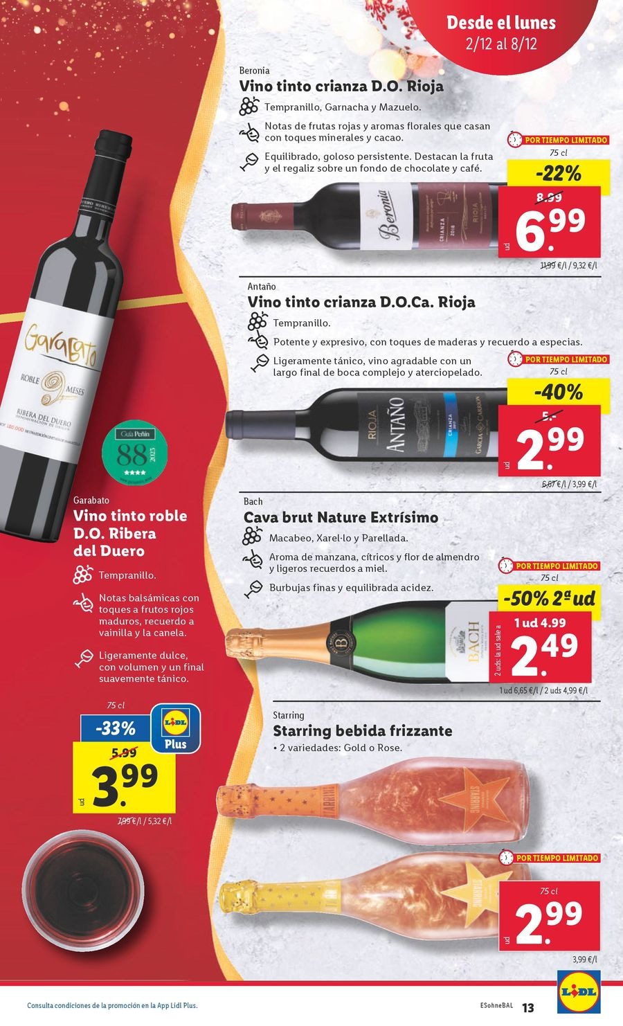 Ofertas de Lidl España de 2 a 8 diciembre 2024 ofertas semanales