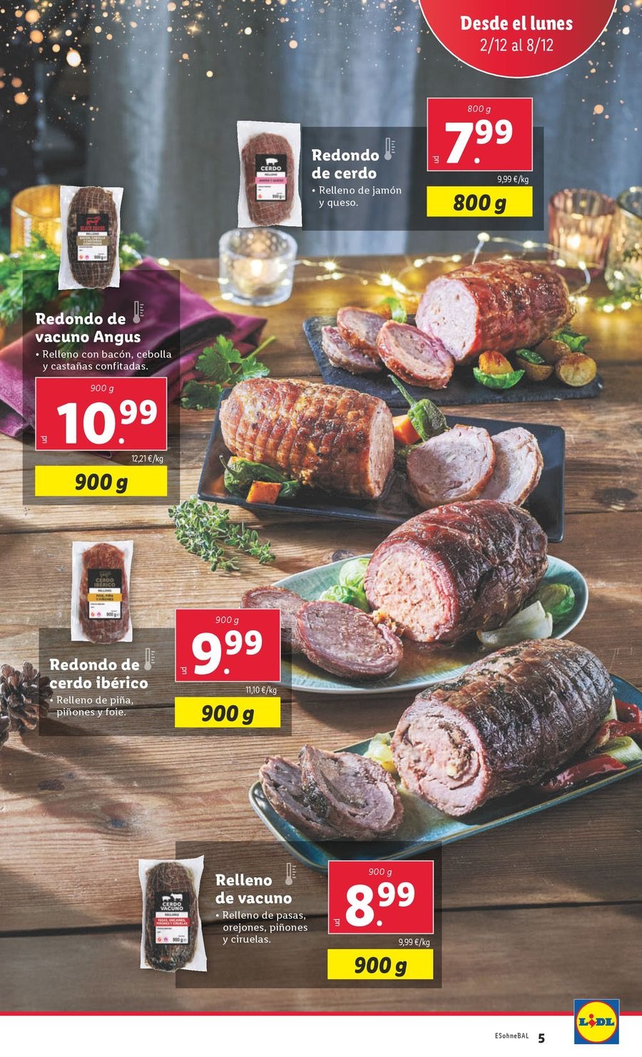 Ofertas de Lidl España de 2 a 8 diciembre 2024 ofertas semanales
