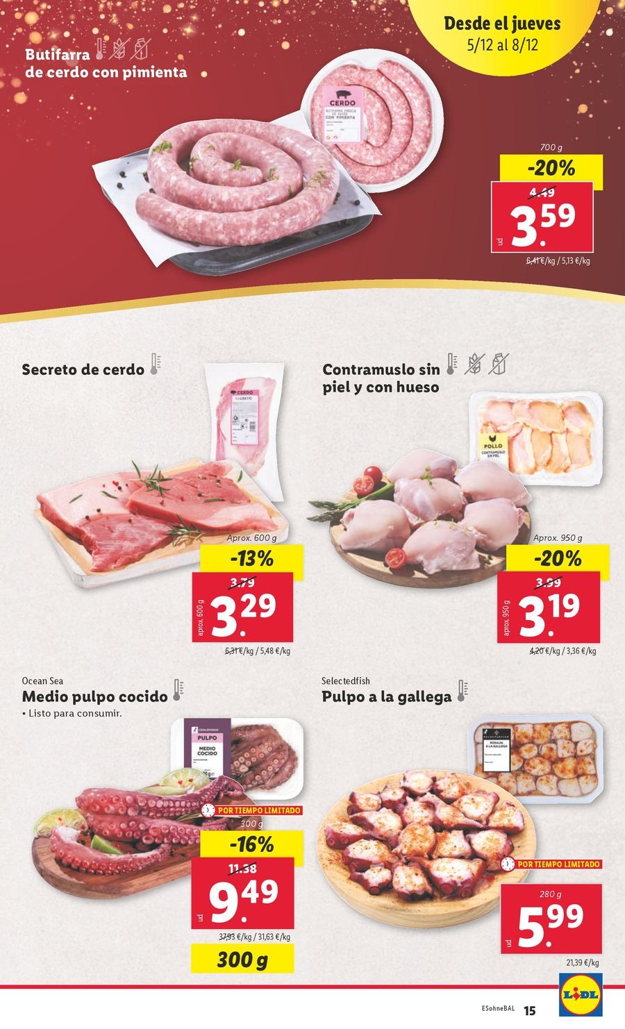 Ofertas de Lidl España de 2 a 8 diciembre 2024 ofertas semanales