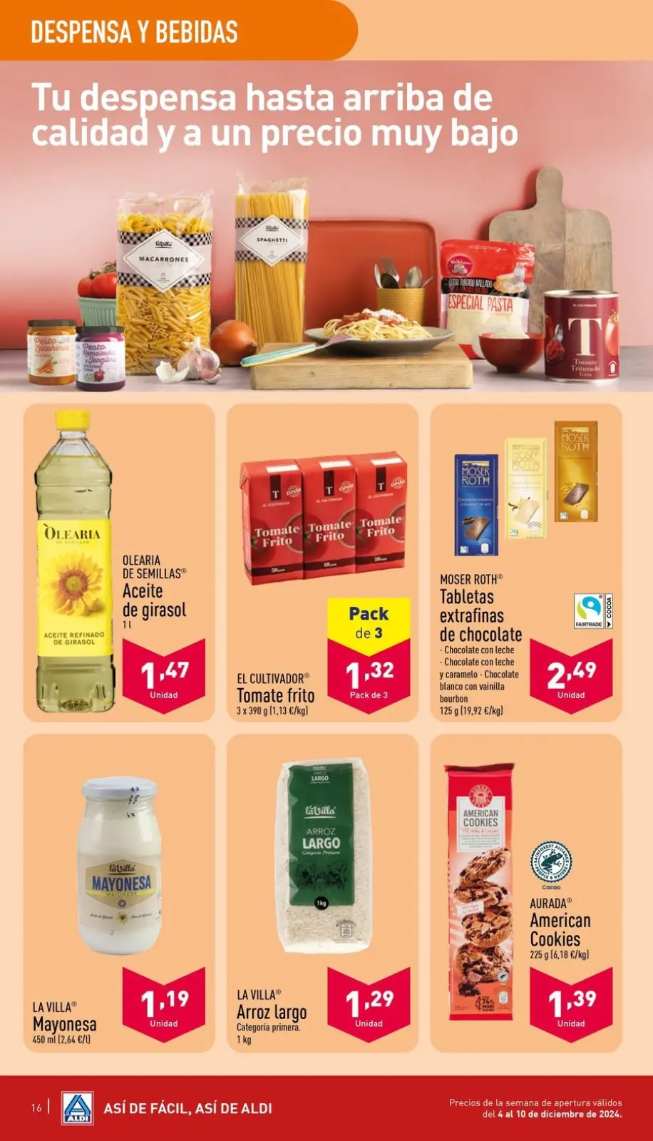 Página 16 en ofertas semanales en ALDI España