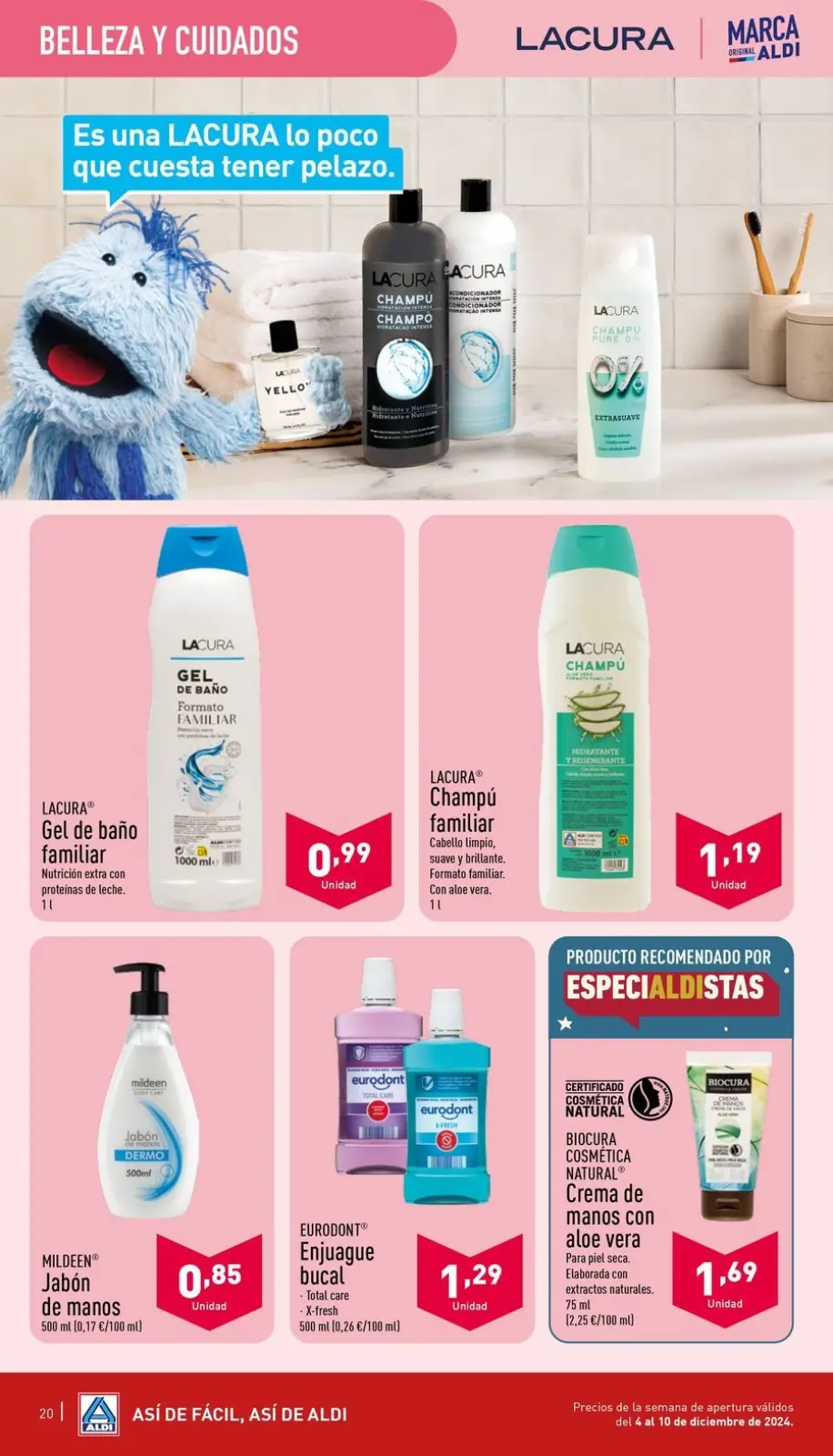 Página 20 en ofertas semanales en ALDI España
