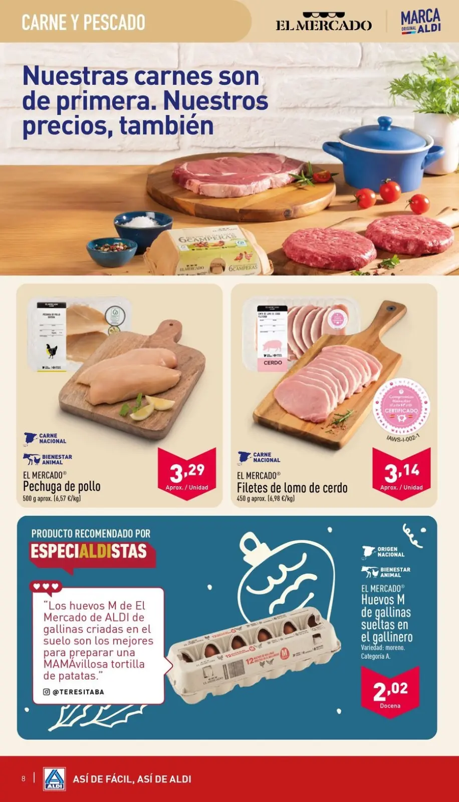 Página 8 en ofertas semanales en ALDI España