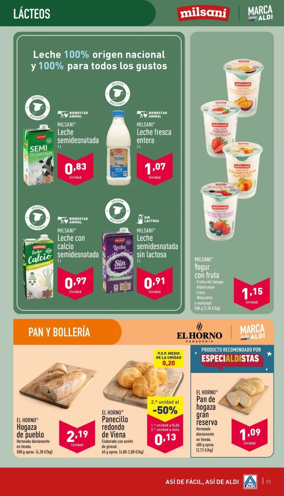 Página 13 en ofertas semanales en ALDI España