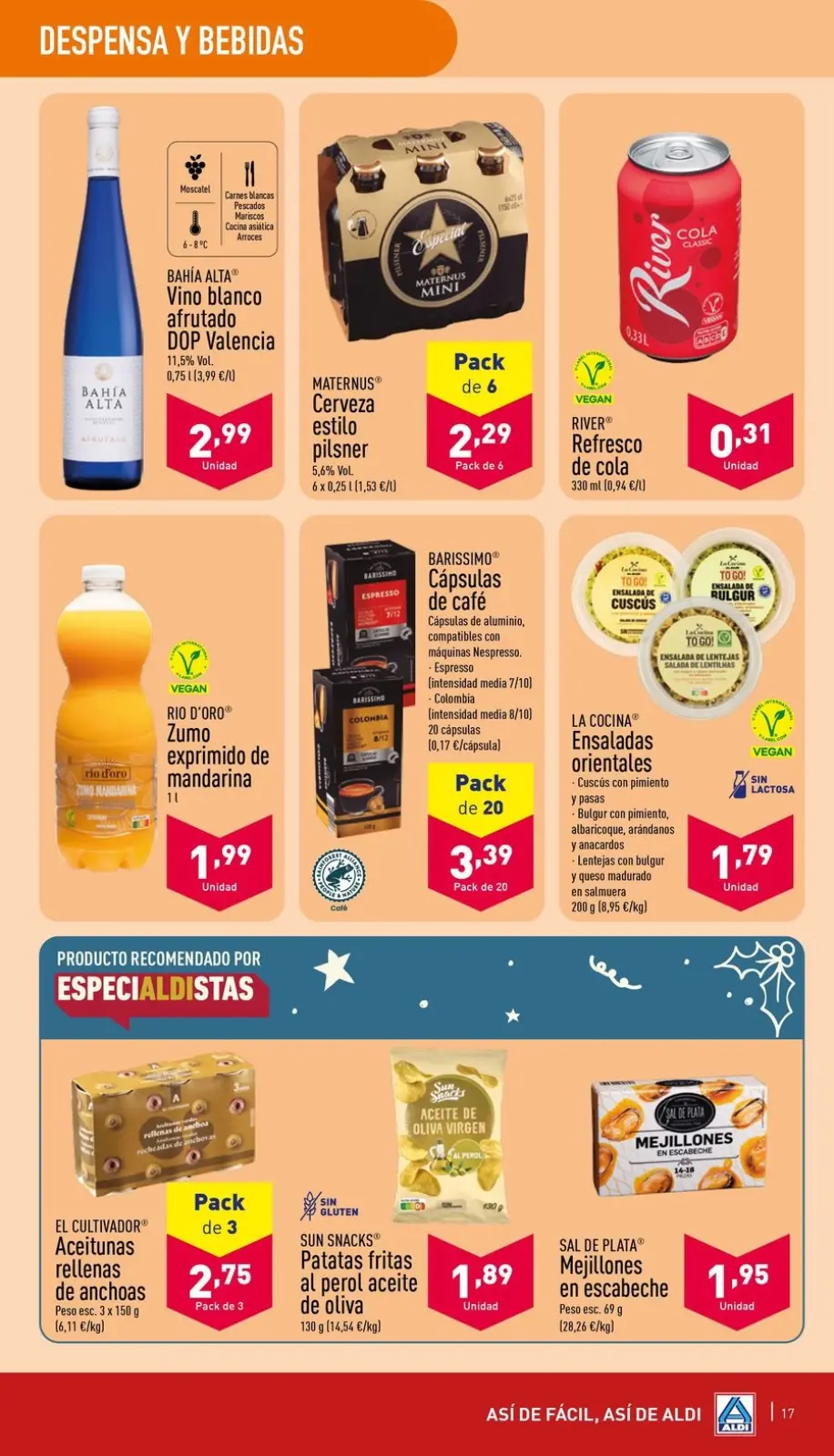 Página 17 en ofertas semanales en ALDI España