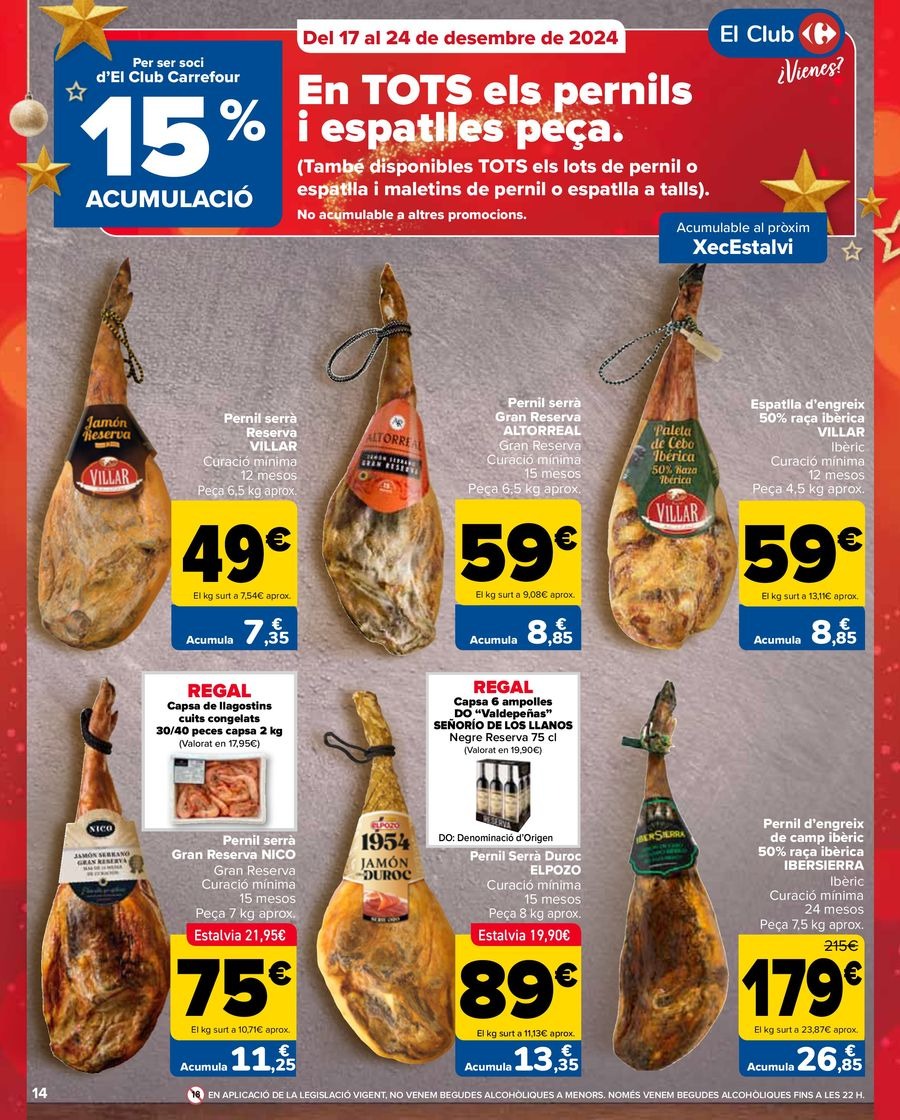 Ofertas de Carrefour España de 17 a 31 diciembre 2024 Ofertas 3x2