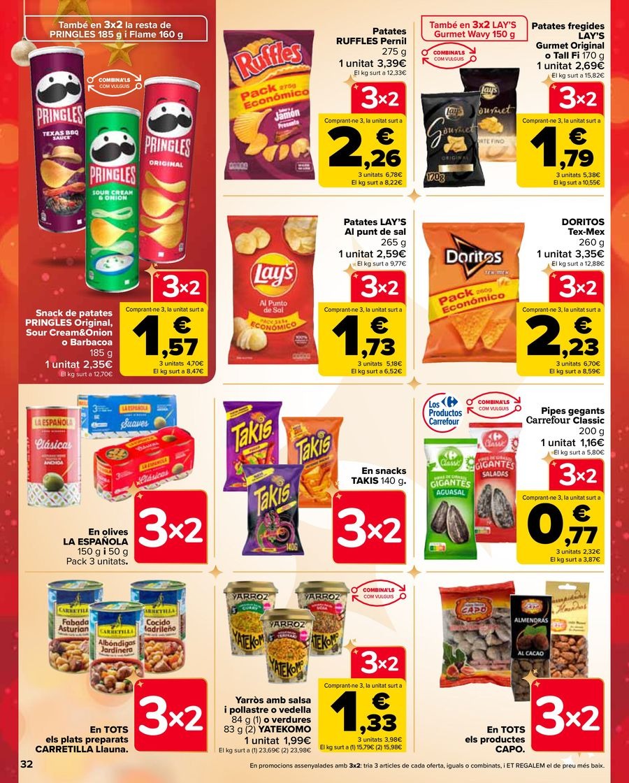 Ofertas de Carrefour España de 17 a 31 diciembre 2024 Ofertas 3x2