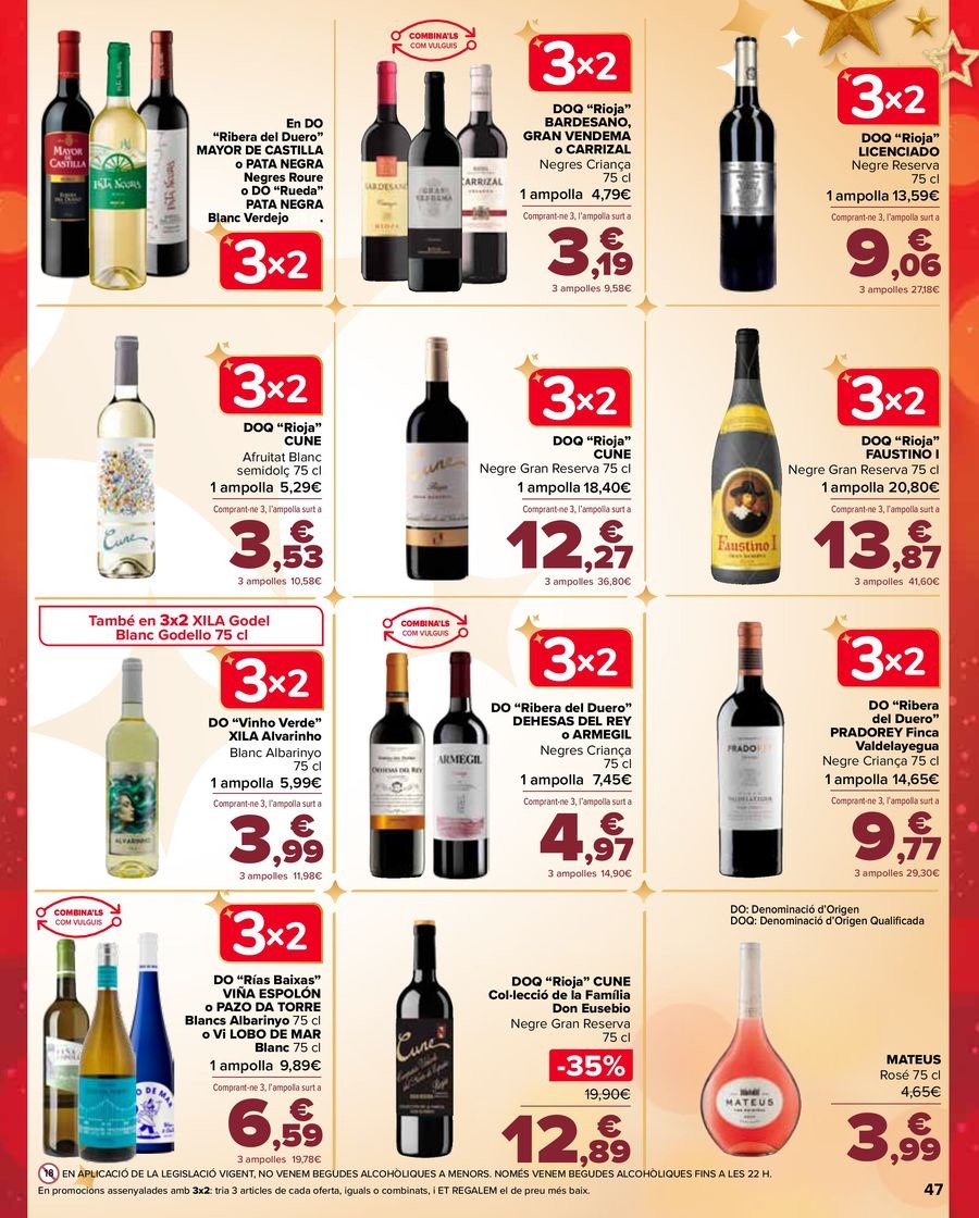 Ofertas de Carrefour España de 17 a 31 diciembre 2024 Ofertas 3x2