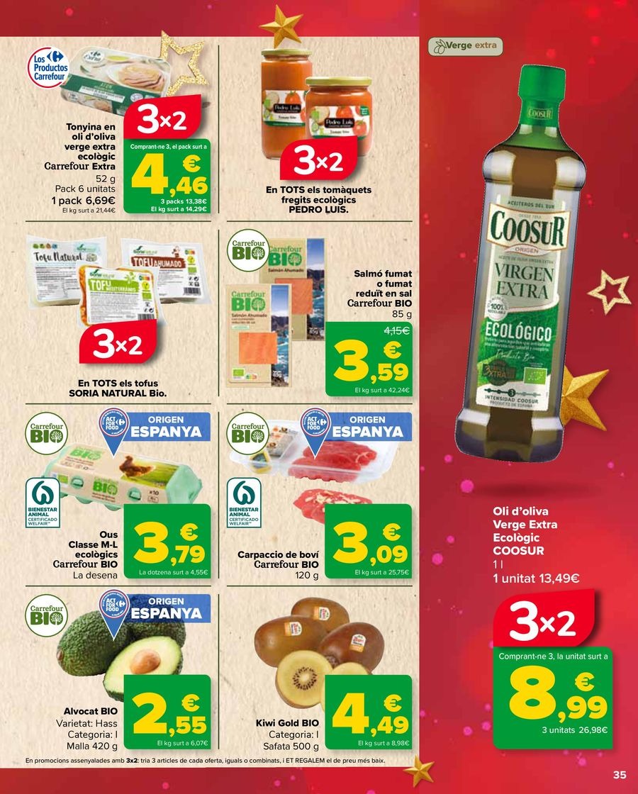 Ofertas de Carrefour España de 17 a 31 diciembre 2024 Ofertas 3x2