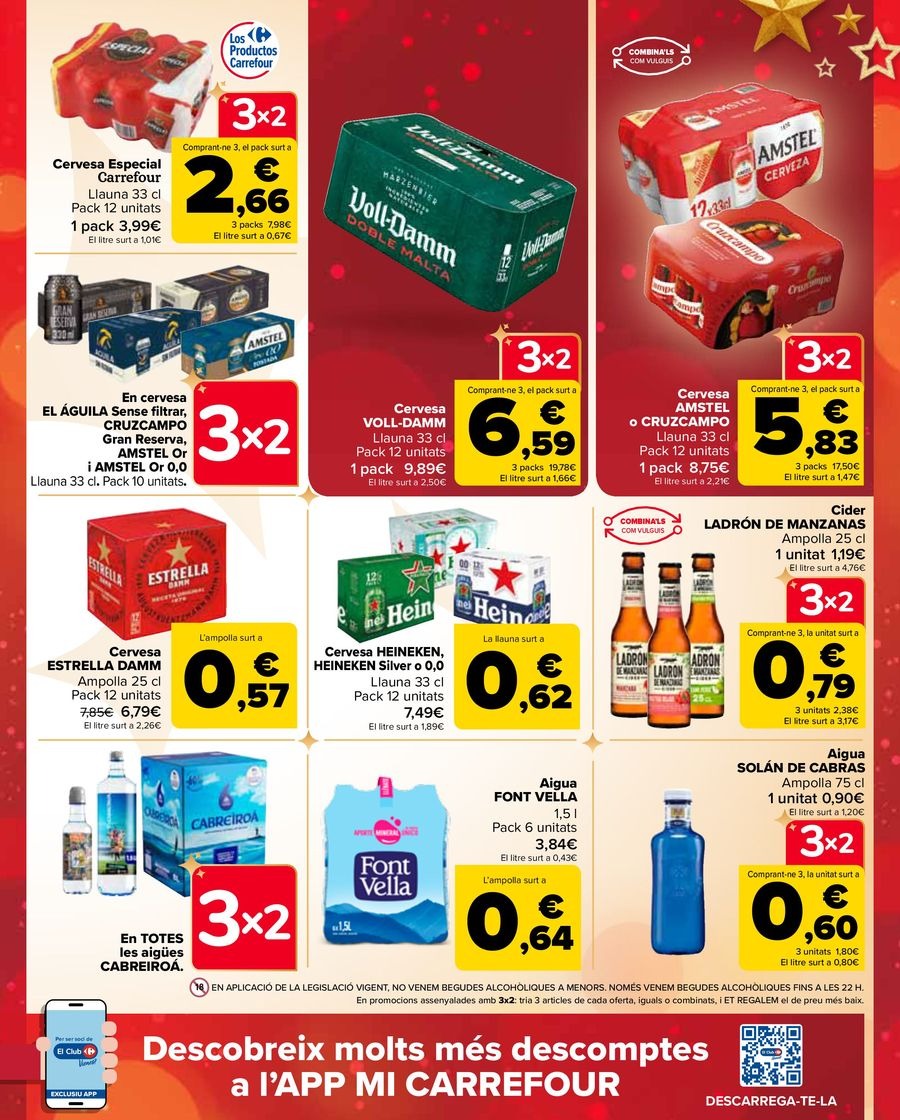 Ofertas de Carrefour España de 17 a 31 diciembre 2024 Ofertas 3x2